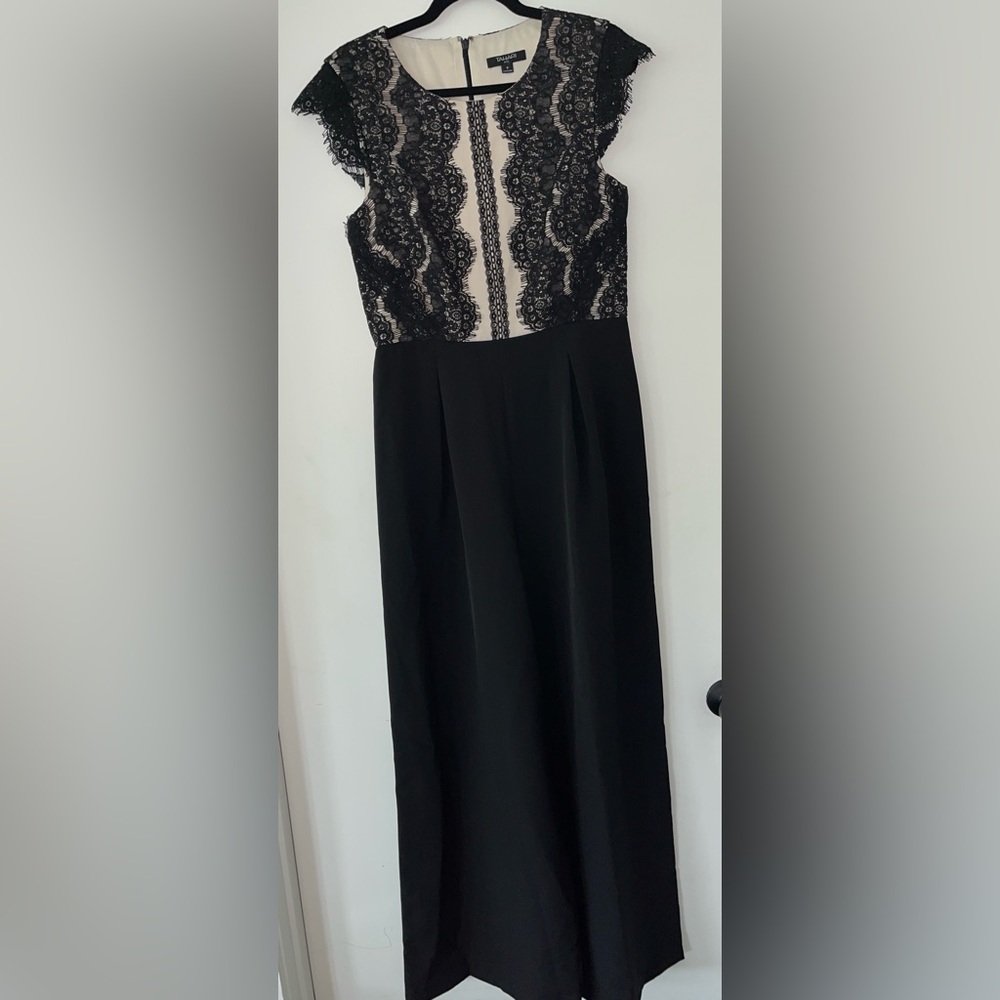 Lady like black wide leg jumpsuit